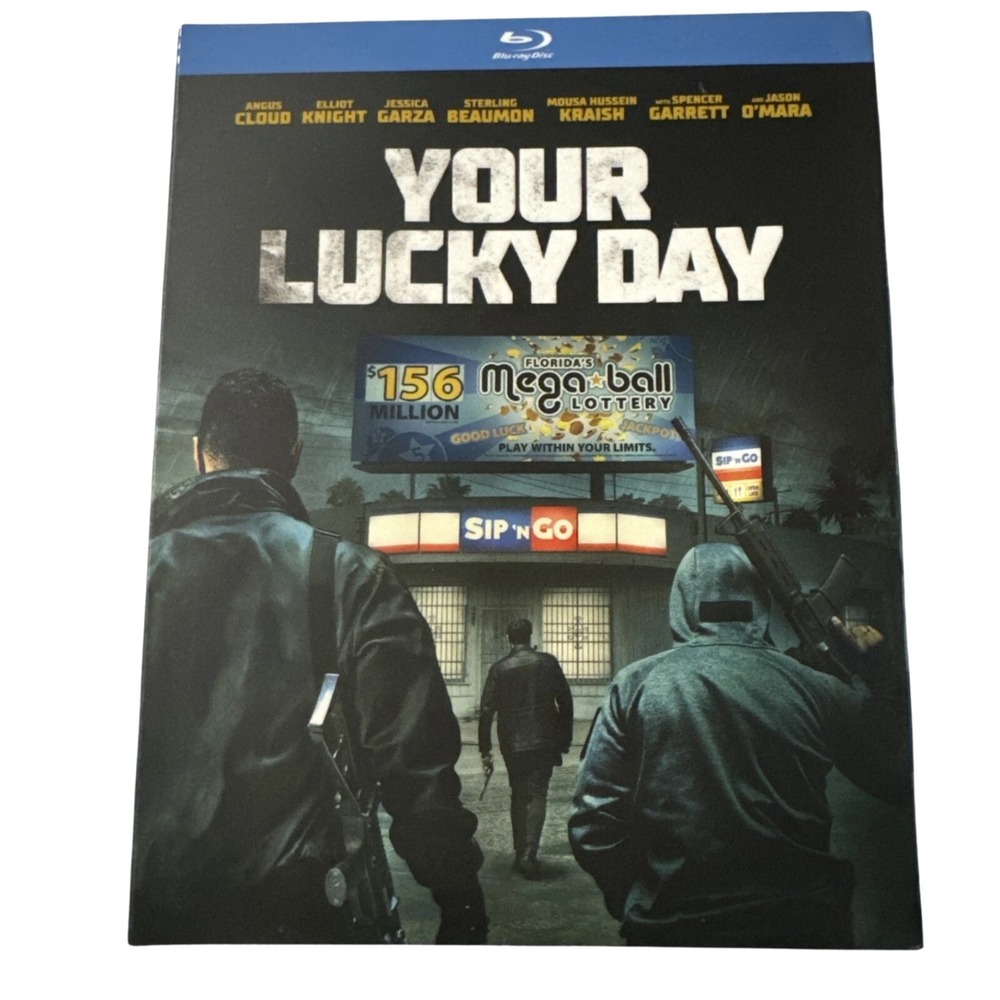 Your Lucky Day Blu-ray 2024 Thriller Action Movie Angus Cloud New Sealed